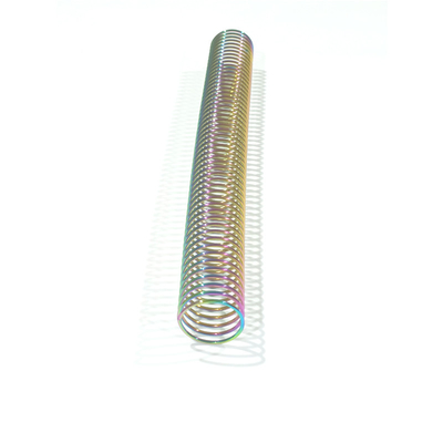 El solo lazo del arco iris electrochapó las bobinas espirales del metal para la encuadernación